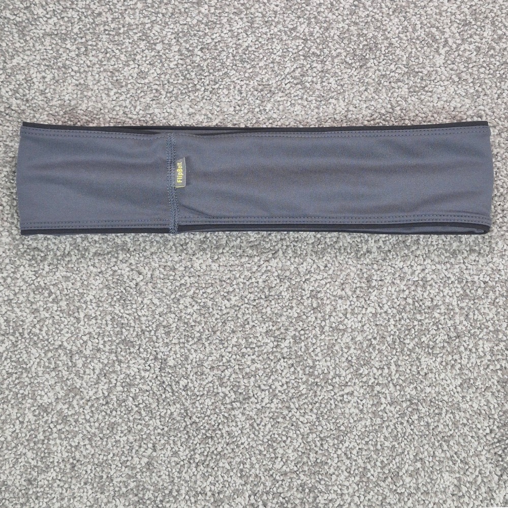FlipBelt Classic Running Belt Size Medium Gray Fitness Waist Pouch Pockets